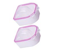 Anneome 2pcs Nail Soaking Bowl Manicure Bowl for Dip Powder Nail Cleanser Use Polish Remover