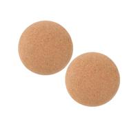 Anneome 2pcs Natural Cork Massage Balls for Deep Tissue Muscle Relief Small Fitness Roller Balls for Yoga Muscle Tension and Fascia Therapy at Home Gym