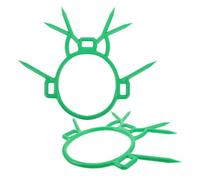 Anneome 2pcs Plastic Calf Weaning Nose Rings for Livestock Farm Use, Comfortable Bull Nose Rings Cattle Equipment, Humane Weaning Tool for Calves and Goats