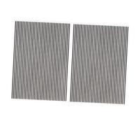 Anneome 2pcs Plastic Embossing Folders Vertical Stripe Card Making Template Scrapbooking Stencil Album Mold for DIY Paper Crafting