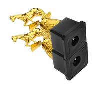 Anneome 2pcs Plastic Gold Horse Trophy Awards Lightweight Champion Cups for Sports Competitions School Rewards Birthday Party Favors Basketball Prize Cups