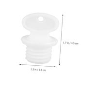 Anneome 2Pcs Plastic Hot Water Bottle Stopper Plugs Reusable Small Sealing Anti-Leak Stoppers for Hot Water Sack Closure and Portable Bag Use