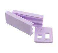 Anneome 2pcs Polymer Clay Mold Kit Shaping Tool Small Moulds for Ornament Making Jewelry Pendant Craft Flower Mold