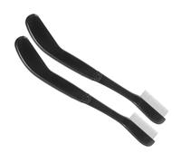 Anneome 2Pcs Portable Eyelash Combs with Steel Teeth Eyebrow Brush Long Handle for Women Lash Makeup Tools Reusable Eyelash Separators Suitable for Home and Salon Use