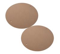 Anneome 2pcs Pottery Wheel Bats with Pin Holes Thick High-Density Clay Throwing Tools for and Pottery Forming Molds Ceramic Bats for Efficient Drying and Stable Clay Making