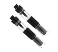 Anneome 2pcs Retractable Foundation Brush with Refillable Loose Powder Bottle Soft Skin Friendly Bristles Multiuse Travel Makeup Brush for Foundation Setting Powder Blush Application