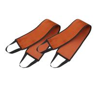 Anneome 2PCS Self Tanning Applicator Strip for Back Body Lotion Applicator Spa Tan Strip with Brown Edged Handle Suitable for Sunless Tanning and Self Use