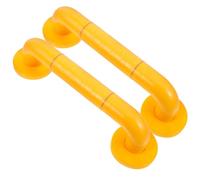 Anneome 2pcs Shower Grab Bars with Non Slip Handles and Luminous Circles Bathroom Safety Grab Rails for Enhanced Grip and Slip Prevention Easy Installation for Bathtubs and Showers