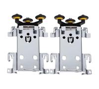 Anneome 2pcs Sliding Door Roller Wheels for Closet Cabinet, Metal Replacement Rollers for Sliding Wardrobe Doors, Sturdy Track Hardware for Home Furniture