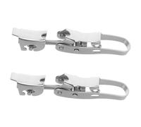 Anneome 2pcs Stainless Steel Bucket Hasp Quick Locking Clamp with Rapid Toggle Latch Leakproof Seal for Food Pharmaceutical Industries Tool Operation Industrial Accessory