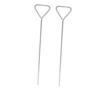 Anneome 2pcs Stainless Steel Triangle Cell Spreaders Spreader Rods for Cell Push Plate Versatile Laboratory Artistic Use Optimal Design for Spreading