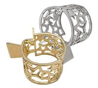 Anneome 2pcs Star Hair Clips for Women Elegant Geometry Ponytail Holders for Thick Hair for Makeup Exercise Everyday Use Decorative Practical