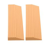 Anneome 2Pcs Sweeping Robot Ramp Pads with Skid Groove Home Slope Ramps for Doorways and Easy DIY Installation Detachable and Washable Orange