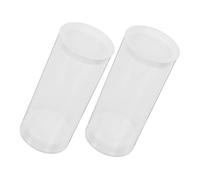 Anneome 2pcs Transparent Badminton Shuttlecocks Storage Tubes Portable Plastic Container for Outdoor Sports and Gym Use Clear Shuttlecock Holder Protecting From Damage