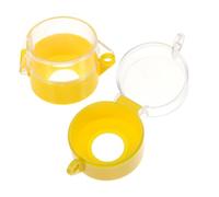 Anneome 2pcs Transparent Push Button Covers Switch Protectors with Clear Visual Access and Easy Labeling for Emergency Stop Button Safety Guard