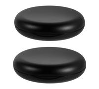 Anneome 2pcs Transparent Retainer Case with Magnetic Closure Compact Braces Maintenance Box for Travel Lightweight Denture Soaking Container Portable Aligners and False Teeth Holder