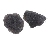 Anneome 2pcs Unique Irregular Meteorite Stone Samples for Student Teaching Science Specimens Rough for Classroom Education and Astronomy Enthusiasts Display