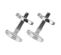 Anneome 2pcs Wall-mounted Iron Fire Extinguisher Rack for Home and Office Fire Equipment Shelf with Smooth Polished Surface Stable Holder Compatible with Various Extinguisher Types