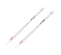 Anneome 2pcs White Eyeliner Pen Eye Makeup Brush for Eyebrow Drawing and Highlighting Smudge Precise Eye Line
