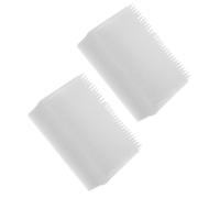 Anneome 2Pcs Wilbarger Therapy Sensory Occupational Brush for Autism Support, White Scrub Brush Suitable for Sensory Integration Training and Therapy Use