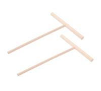 Anneome 2pcs Wooden Crepe Batter Spreader Dough Distributor Kitchen Utensils for Pancakes and Crepes Safe and Wooden Tools for Spreading