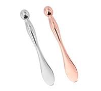 Anneome 2Pcs Zinc Alloy Eye Cream Massage Stick for Face Skin Care Portable Compact Facial Roller Tool to Reduce Puffiness Eye Bags Wrinkles and Promote Cream Absorption Suitable for Daily