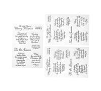 Anneome 3 Sheets Scrapbooking Stamps Stickers Words Strip Stickers Decorative Album Strips for Journaling Photo Album