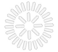 Anneome 300PCS Transparent Rubber End Caps for Pegboard Hooks Tip Protectors Plastic Covers for Display Rack Hook Stability and Professional Retail Use