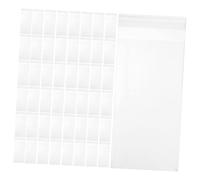 Anneome 300Pcs Transparent Self Sealing Packaging Sleeves Double Layer Thickened Bags for Chocolate Candy Lollipops Jewelry Display and Protection