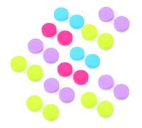 Anneome 30Pcs Candy Color Pocket Eye Case Container with Lid Lightweight Plastic Cosmetic Eye Travel Storage Box Holder for Contact Easy to Open with Markings for Left and Right