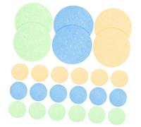 Anneome 30pcs Compressed Facial Sponge Puff Natural Wood Pulp Makeup Remover Sponges Soft Exfoliating Pads for Removal and Skin Brightening Comfortable Palm for Daily Use