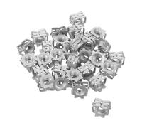 Anneome 30pcs Dashboard Metal Fasteners U Type for Automotive Interior Trim Fit High Strength Heat Resistant for Various Models