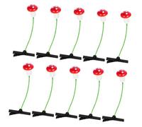 Anneome 30pcs Kawaii Mushroom Hair Clips for Cute Hair Accessories for Ponytails Braids and Everyday Wear Birthdays and Showers