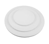 Anneome 3pcs Circular Cotton Canvas Panels with Stretching Frames Blank Triple Primed Drawing Cloth for Oil Painting Fine Texture Surface for Studio Gallery and Home Art Display