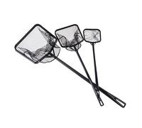 Anneome 3pcs Handheld Fish Net Durable Shrimp Catching Nets for Aquarium Lightweight Fine Mesh Fish Tank Tools for Easy Cleaning