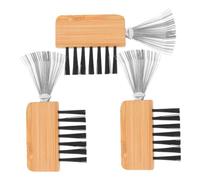 Anneome 3pcs Kenzan Cleaner Comb Metal Cleaning Rake for Floral Arrangement Soft Cleaning Brush for Hairbrush Maintenance Flower Frog Cleaner Tool for Bathroom Use