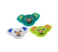 Anneome 3pcs Lightweight Silicone Tennis Racket Vibration Dampeners Koala-shaped Shock Absorbers for Wrist Protection and Balanced Racquet Performance Easy to Install Standard Strings