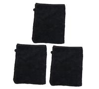 Anneome 3Pcs Makeup Remover Gloves for Women Soft Exfoliating Face Washing Mitts Reusable Beauty Supply Cleansing Gloves for Gentle Facial Powder Removal Convenient for Home and Travel Use
