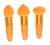 Anneome 3pcs Makeup Sponge Soft Concealer Blending Sponges for Foundation Application Premium Handheld Beauty Tools for Natural Powder and Concealer Makeup Suitable for Home and Salon Use