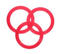 Anneome 3pcs Plastic Juggling Rings Lightweight Circus Props for Throwing Games and Ring Toss Outdoor Street Performances Skill Development