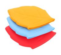 Anneome 3pcs Silicone Toothbrush Covers Caps for Travel Dustproof Toothbrush Holder Maple Leaf Pattern Protective Cap for Manual