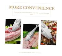 Anneome 3pcs Stainless Steel Fish Bone and Pig Hair Tweezers for Poultry Meat Kitchen Gadget for Easy Hair and Bone Removal Labor-Saving Design with Flat and Slanted Tips