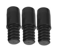 Anneome 3pcs Threaded Handle Tips for Extension Poles Plastic Replacement Adapter for Mop Broom Rods Easy Install Compatible with Metal Tubes Cleaning Tool Accessories