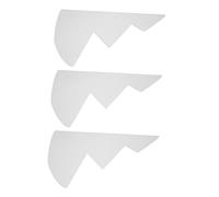 Anneome 3pcs Transparent Christmas Tree Sewing Templates Portable Acrylic Quilting Stencils for DIY Holiday Patchwork Multipurpose Fabric Craft Tools with Precise Alignment for Festive