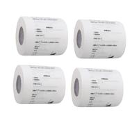 Anneome 4 Rolls Funny Printed Toilet Tissue Creative Chemical Physics Formulas Comfortable Skin Safe for Home Decor Parties Unique Decorative Bathroom Paper