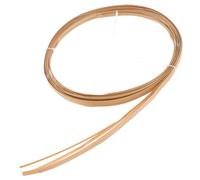 Anneome 4 Rolls Natural Wood Strips for Basket Weaving DIY Cane Material for Wedding Decorations Versatile Craft Supplies for Rattan Projects Easy to Cut Bend for Custom Designs for
