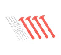 Anneome 4 Sets Professional Silicone Archery Finger Guards for Bowstring Protection Durable Finger Tabs for Outdoor Sports Hunting Recurve and Sling Archery Accessories