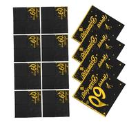 Anneome 40pcs Birthday Party Napkins Elegant Foil Disposable Paper Serviettes Black Gold Design for Upscale Celebrations and Memorable Gatherings