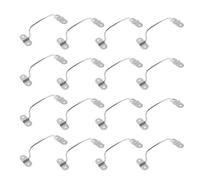 Anneome 40pcs Heavy Load Handle Stainless Steel Folding Handle Silver for Cases and Boxes Ergonomic Foldable Grip Repair Solutions
