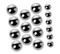 Anneome 40pcs Paint Mixing Balls Steel Stirring Balls for DIY Manicure Nail Polish Oil Paint Pigment Mixing Tools Multi-function Model Craft Use